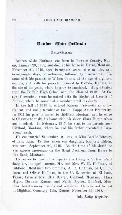 Reuben Albin Hoffman